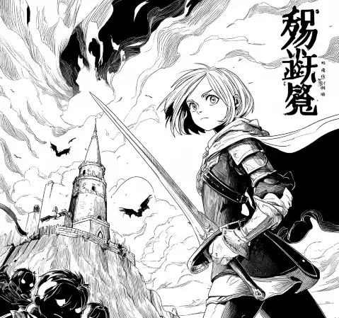 风车动漫首页封面墙主视觉，展示多题材漫画作品封面与线路编号