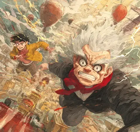 漫画《长夜灯塔》封面，奇幻题材作品条目